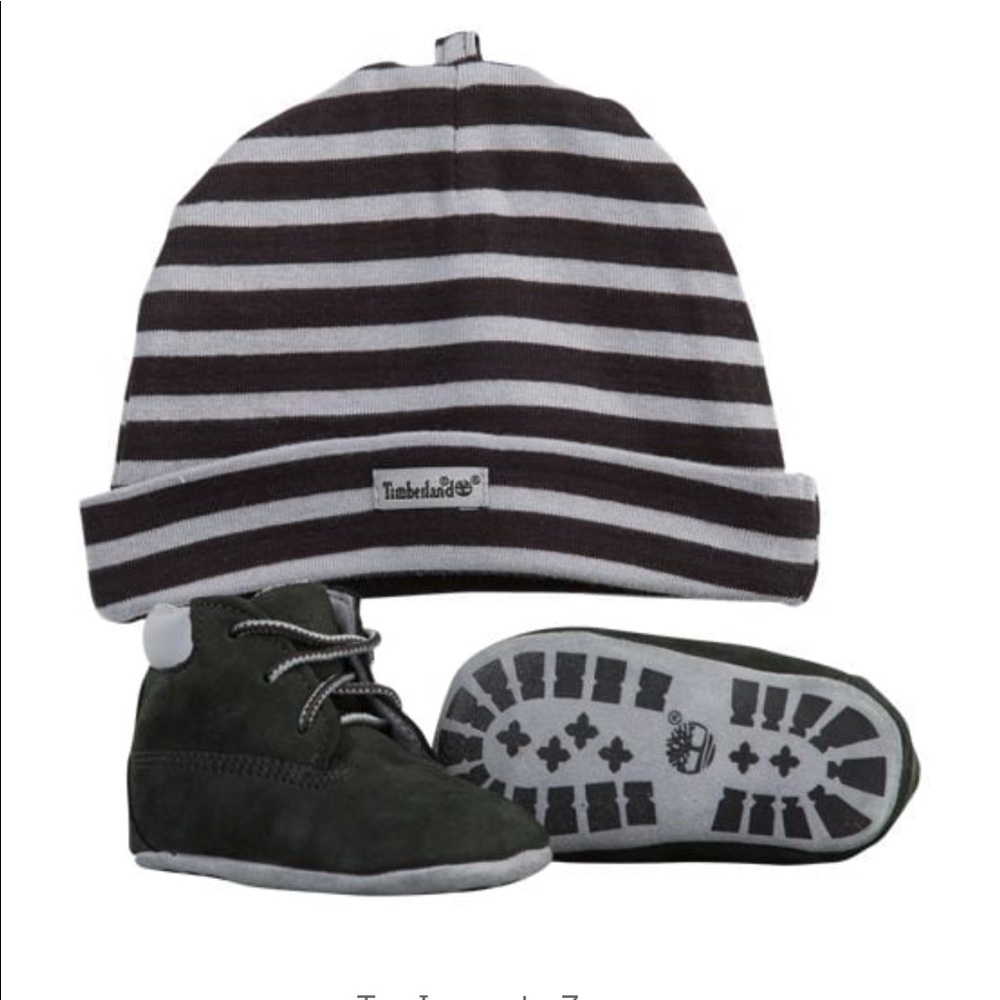 Timberland infant booties set